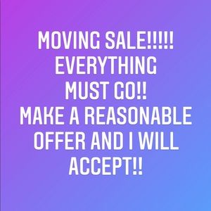 MOVING SALE
